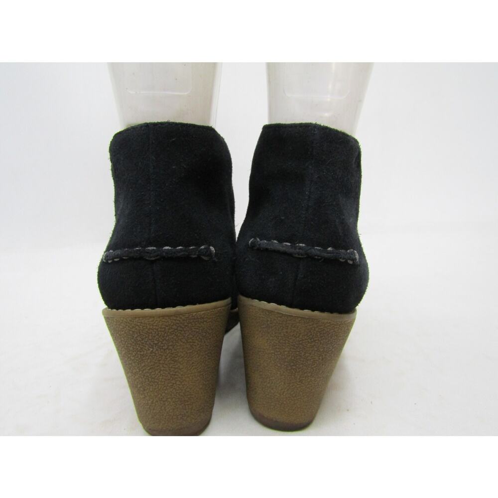 Sperry Top Sider Womens Sz 9 M Black Suede Lace Up Ankle Fashion Boots Bootie - Picture 7 of 11